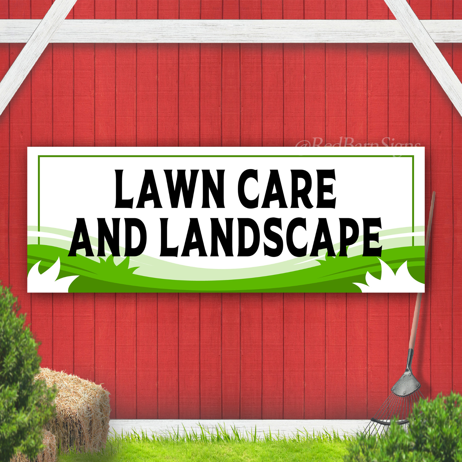 Lawn Care And Landscape Indoor Outdoor Vinyl Banner Design