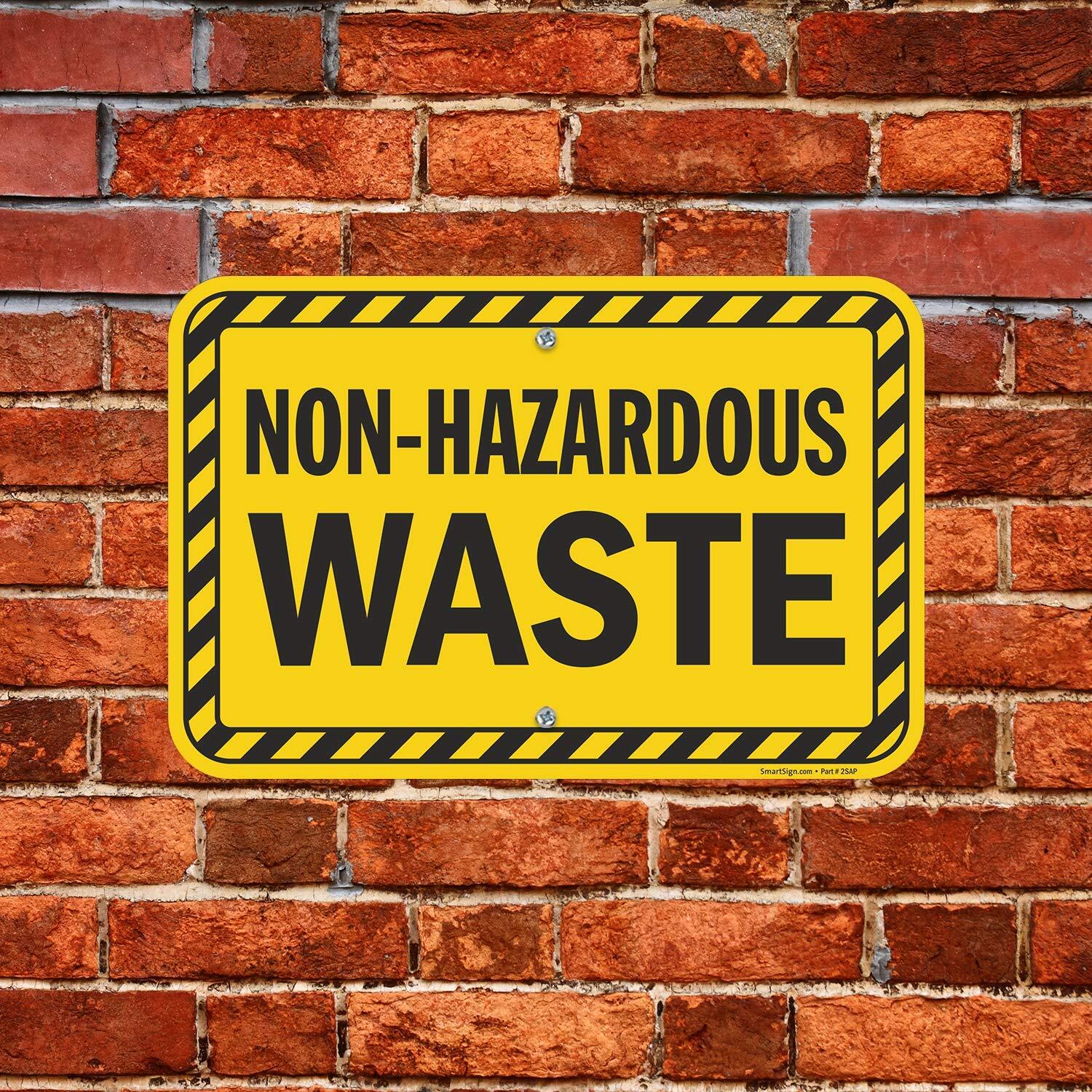 “Non-Hazardous Waste” Sign | 12″ x 18″ Aluminum