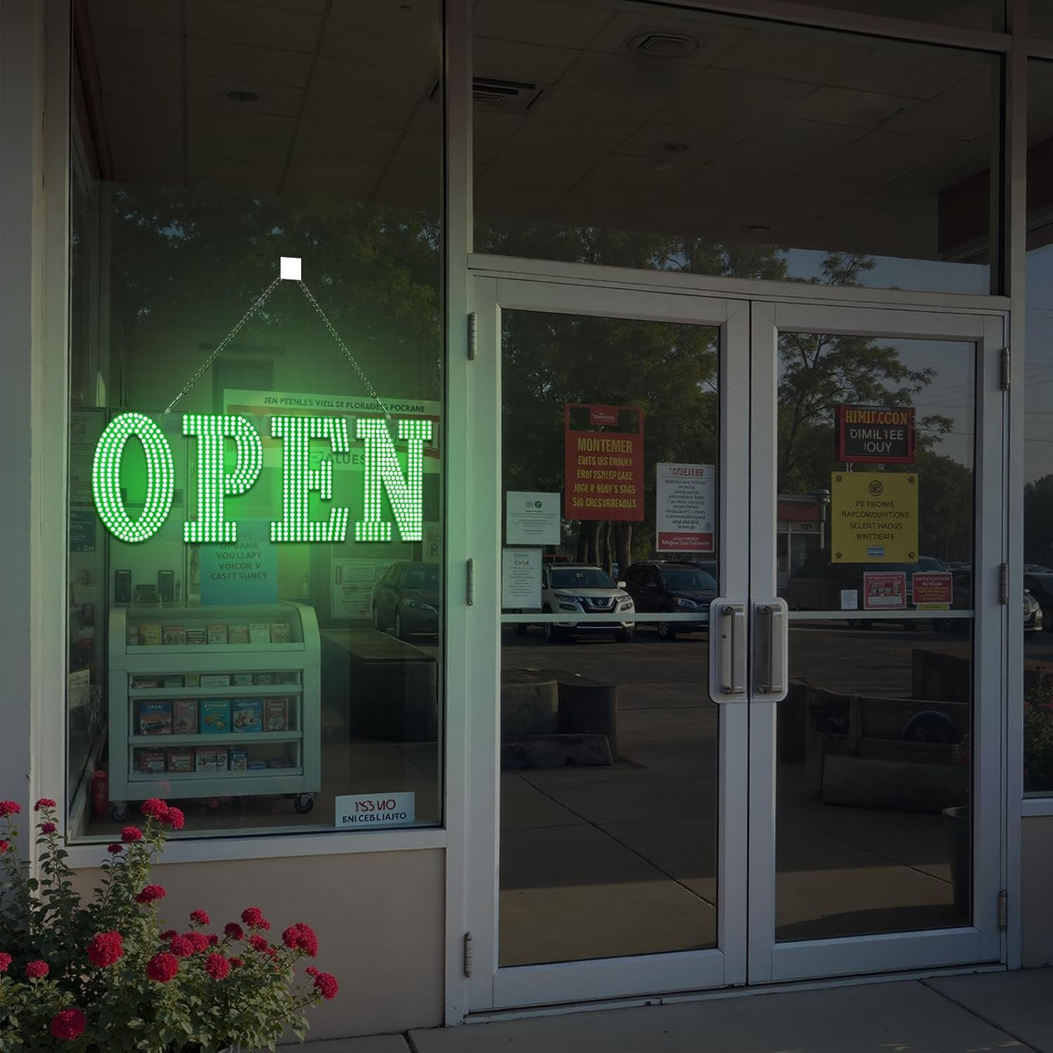 30″X10″ Large LED Open Sign for Business – Unique Design Super Bright Open Signs