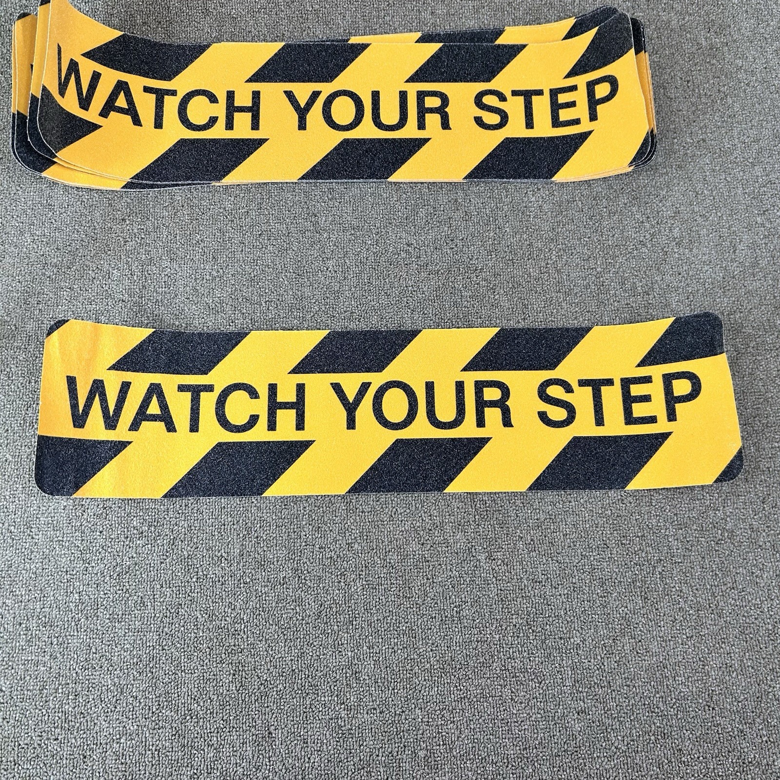 8 Pk 6″ x 24″ Watch Your Step Floor Tape Anti Slip Warning Sign Adhesive Sticker