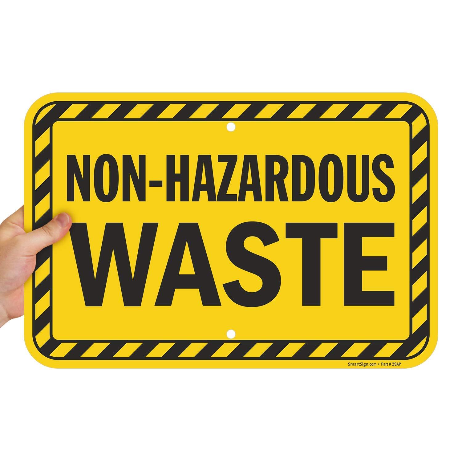 “Non-Hazardous Waste” Sign | 12″ x 18″ Aluminum