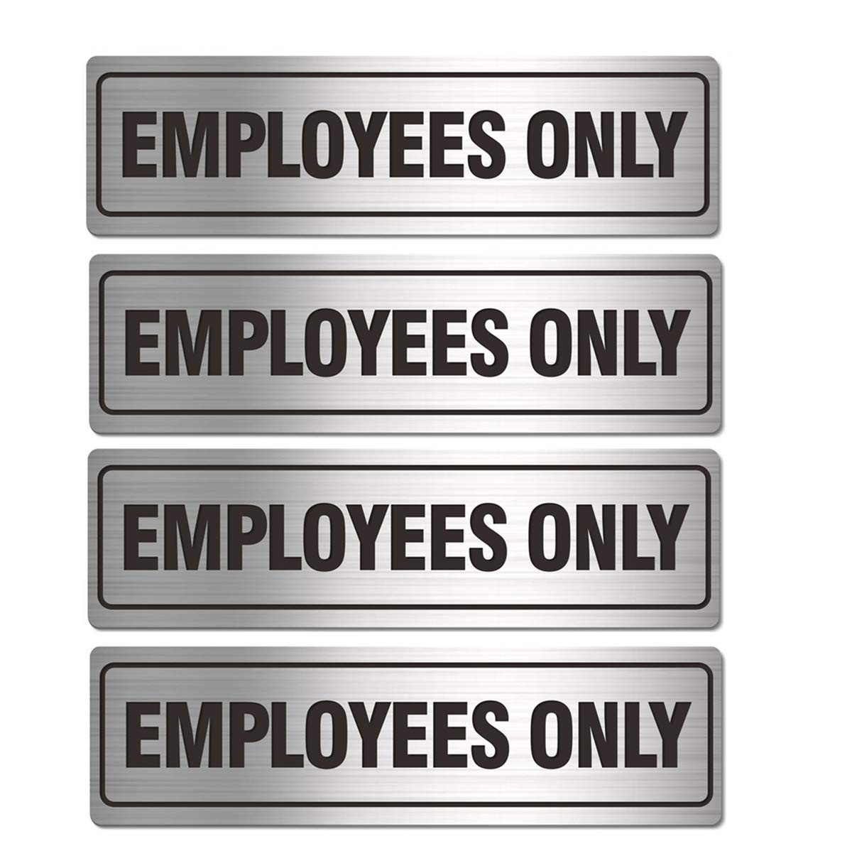 Employees Only Sign – Office Door Signs for Business Store Restroom Wall – 7….