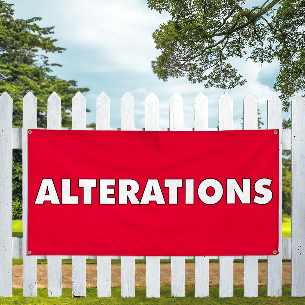 Vinyl Banner Multiple Sizes Alterations Outdoor Advertising Printing A Business