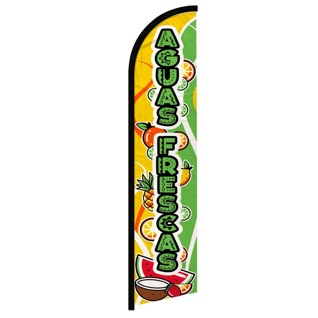 Aguas Frescas Windless Swooper Flag Concessions Drinks