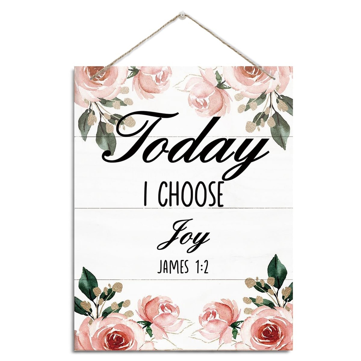 Christian Decor, Rustic Hanging Wood Plaque Sign, Farmhouse Wood Sign, Inspir…