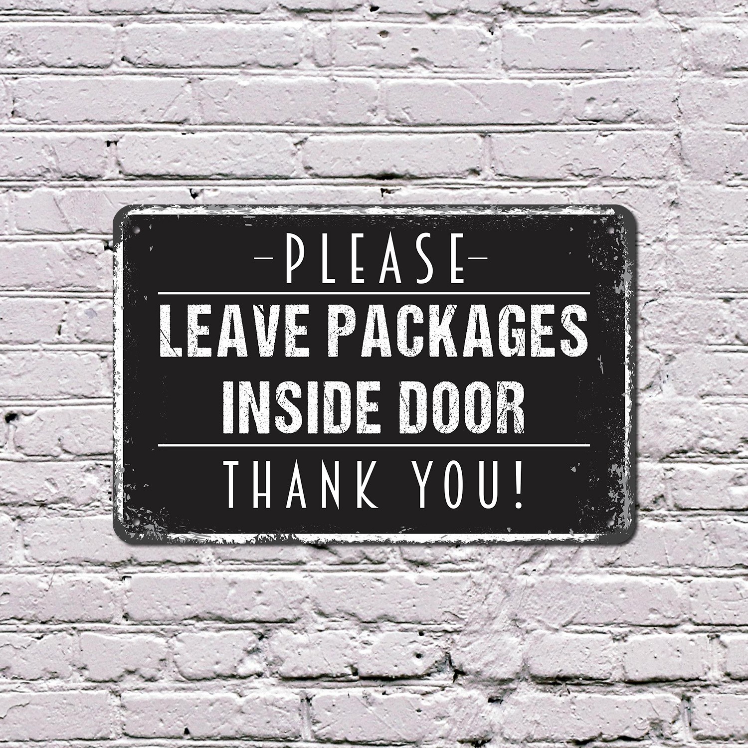 Please Leave Packages Inside Door Sign Drop Boxes Here Thanks for Porches