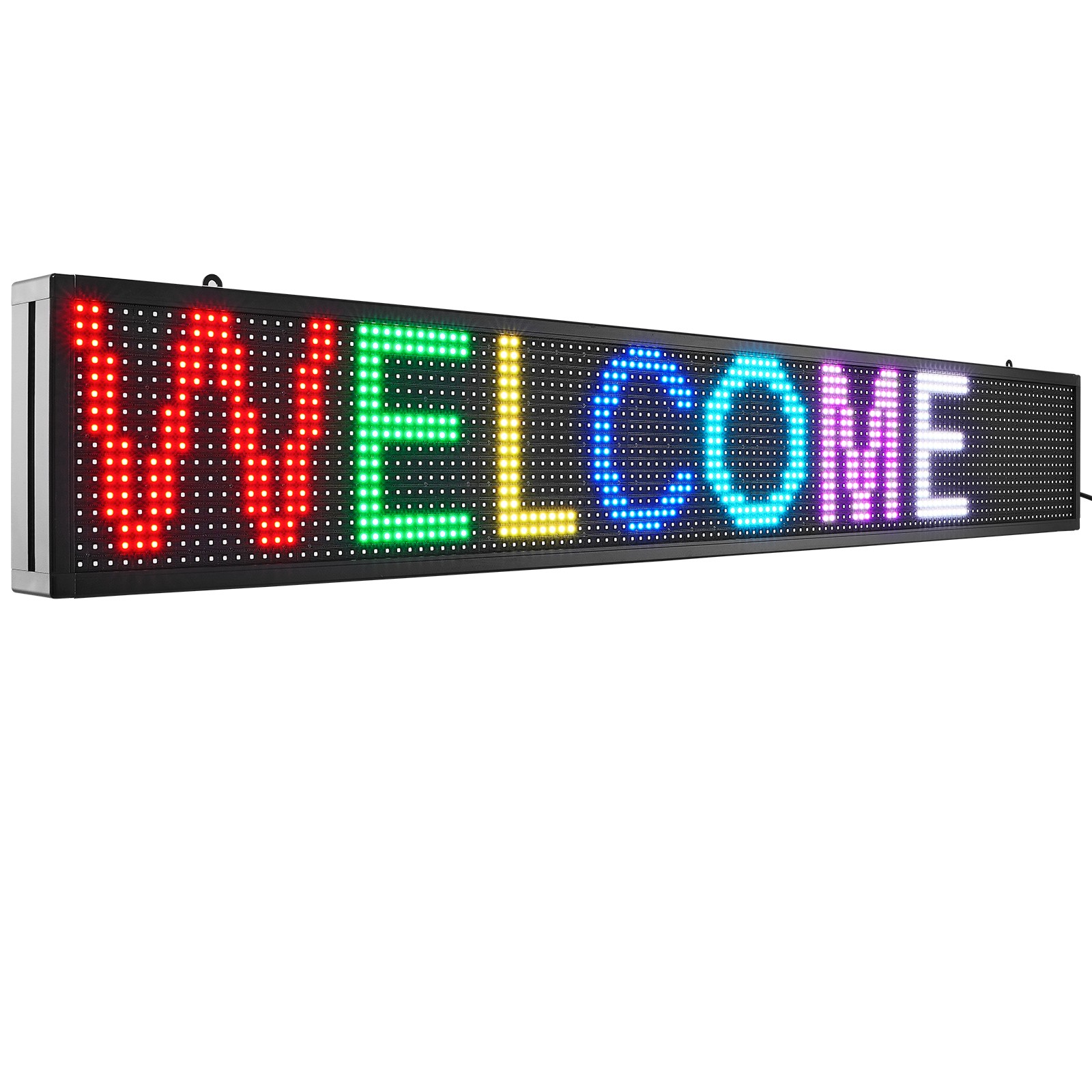 Uimoso 52″x8″ Programmable LED Sign Scrolling Display Board P10 Full Color