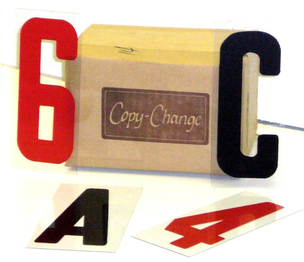 6″ ON 7″ CONDENSED LETTERS