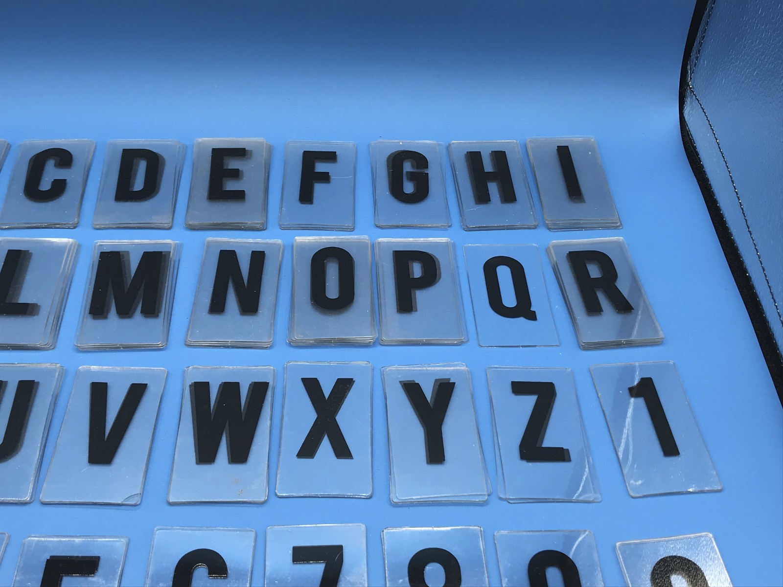 131 Piece Sign Letters Flexible Outdoor 3 x 1.625″ Inch