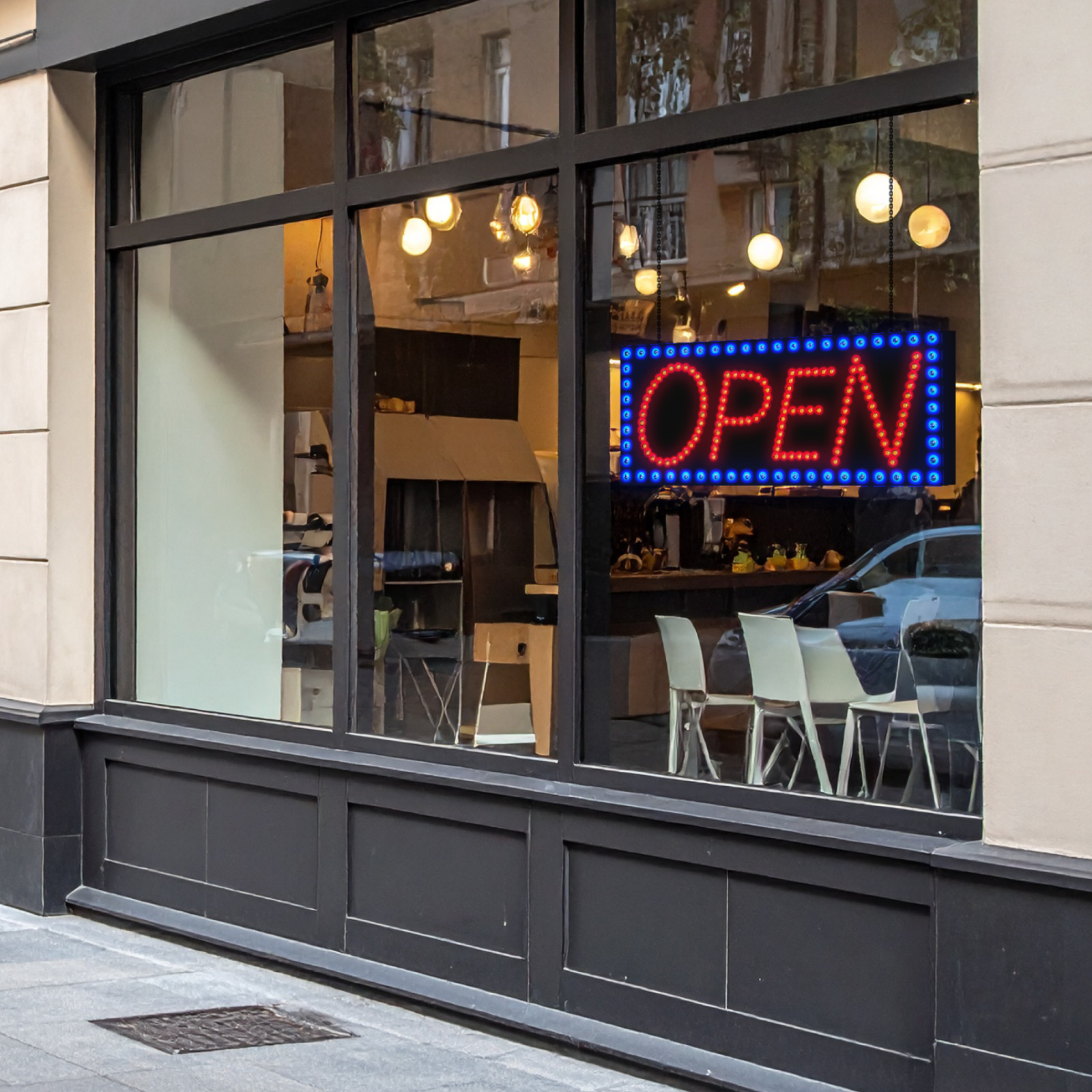 *Refurb* Rectangular LED Open Sign