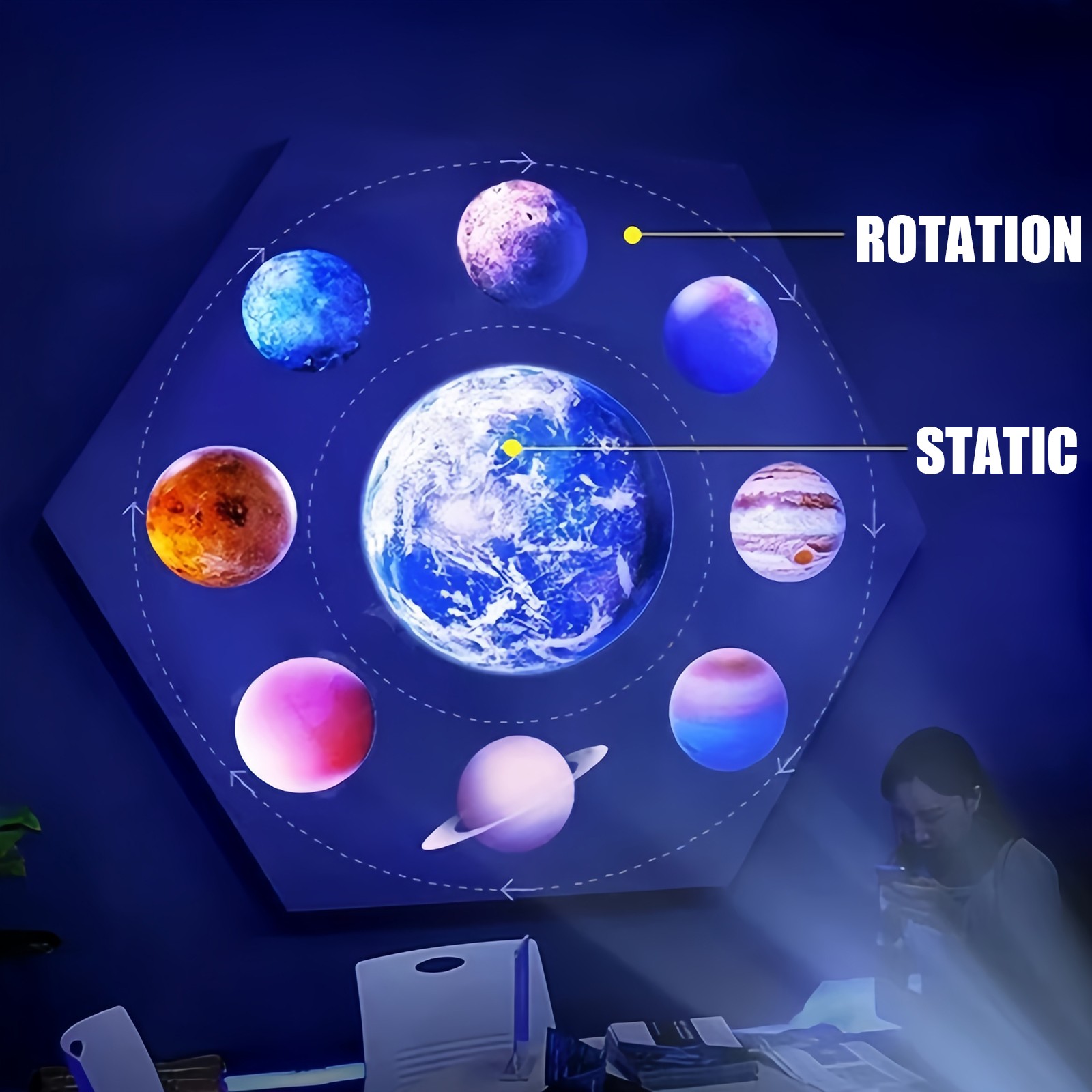 35W Rotataion + Static Gobo Projector Wateproof Custom Dynamic Projection Light