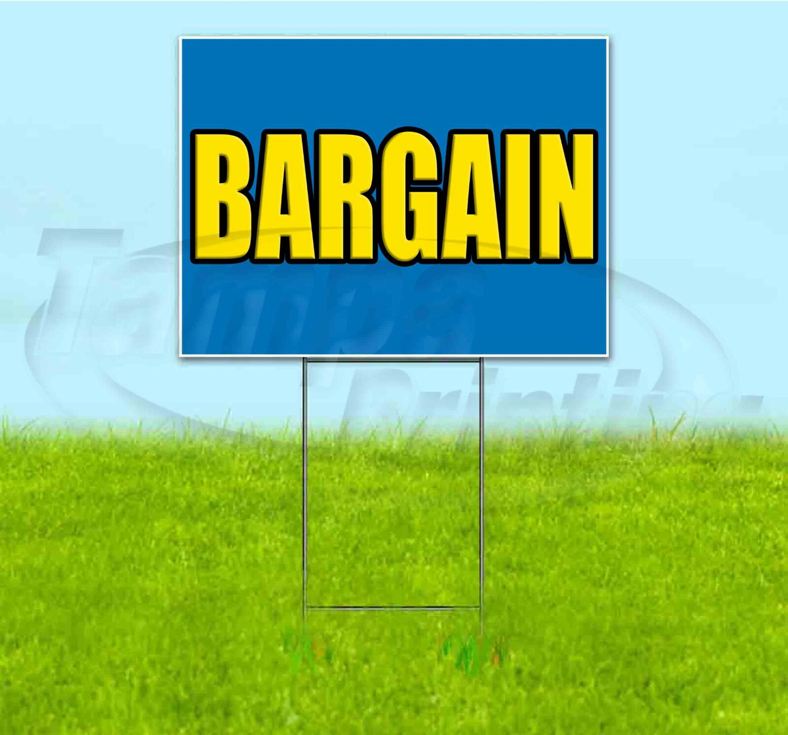 BARGAIN 18×24 Yard Sign WITH STAKE Corrugated Bandit BUSINESS DEALERSHIP