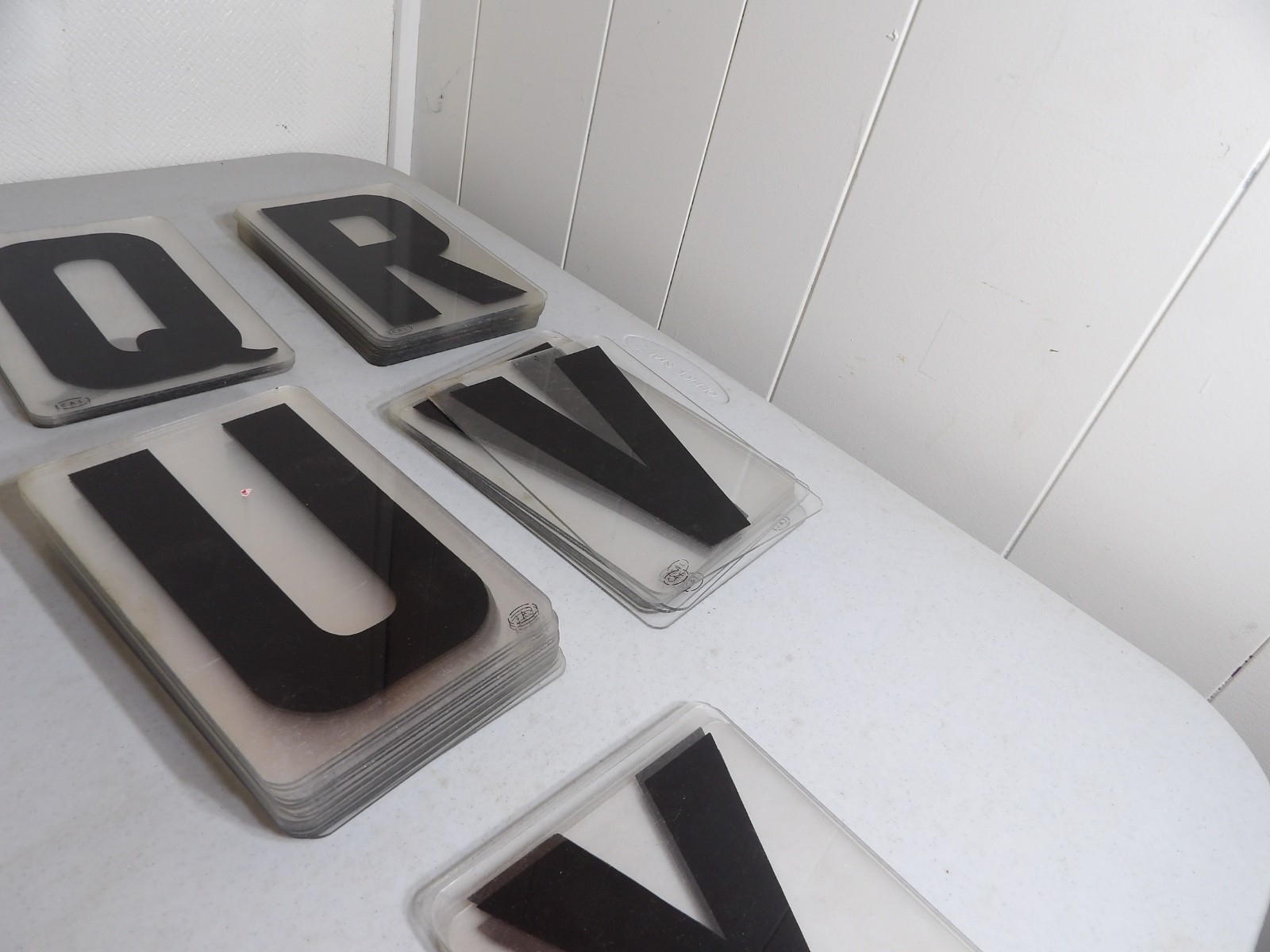 Large Lot of 6″ Tall Marquee Sign Hard Plastic Letters ( Cal Brand )
