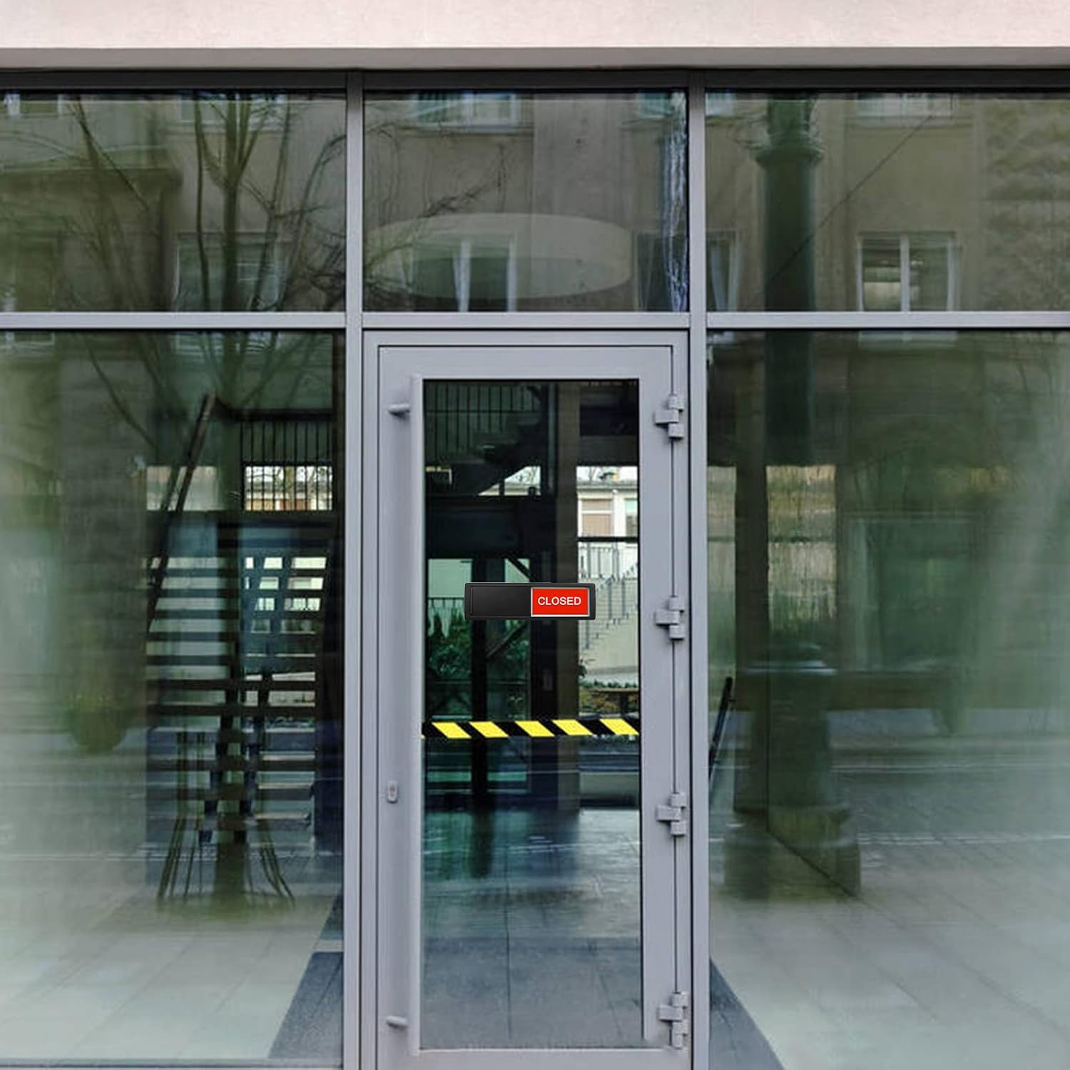 Open Closed Sign, Open Signs Privacy Slide Door Sign Indicator for Business Stor