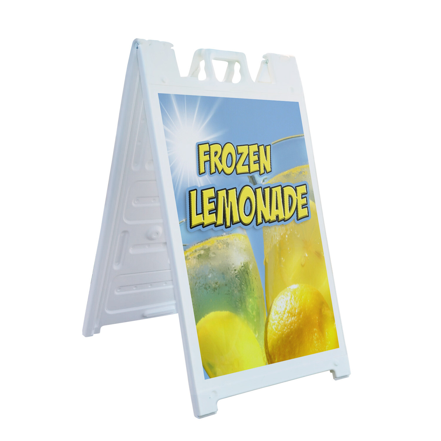 A-frame Sidewalk Frozen Lemonade 24″ x 36″ Double Sided A-Frame Sidewalk Sign