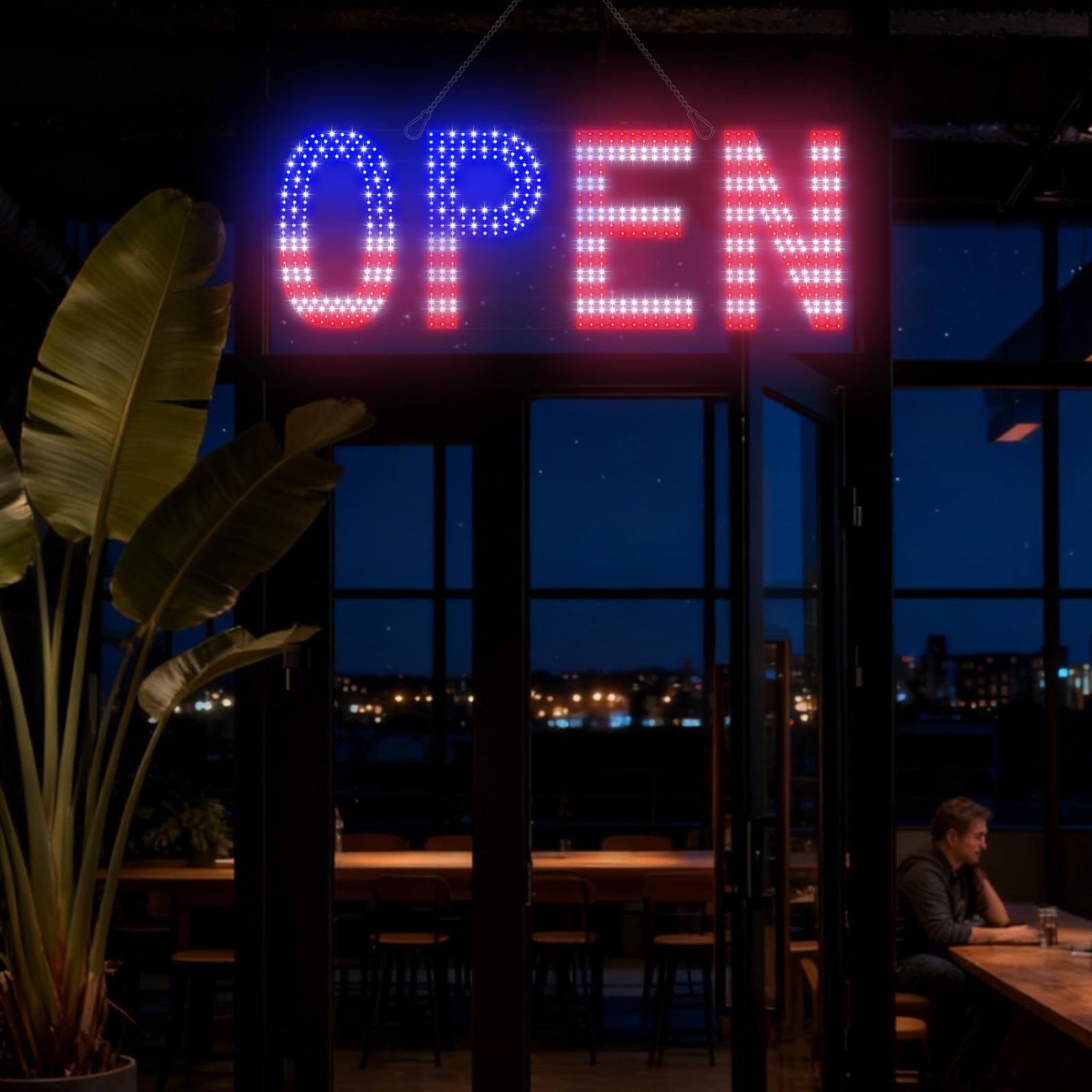 LED Open Signs for Business, exTopGoal 30″x10″ Large Bright Open Sign with Re…
