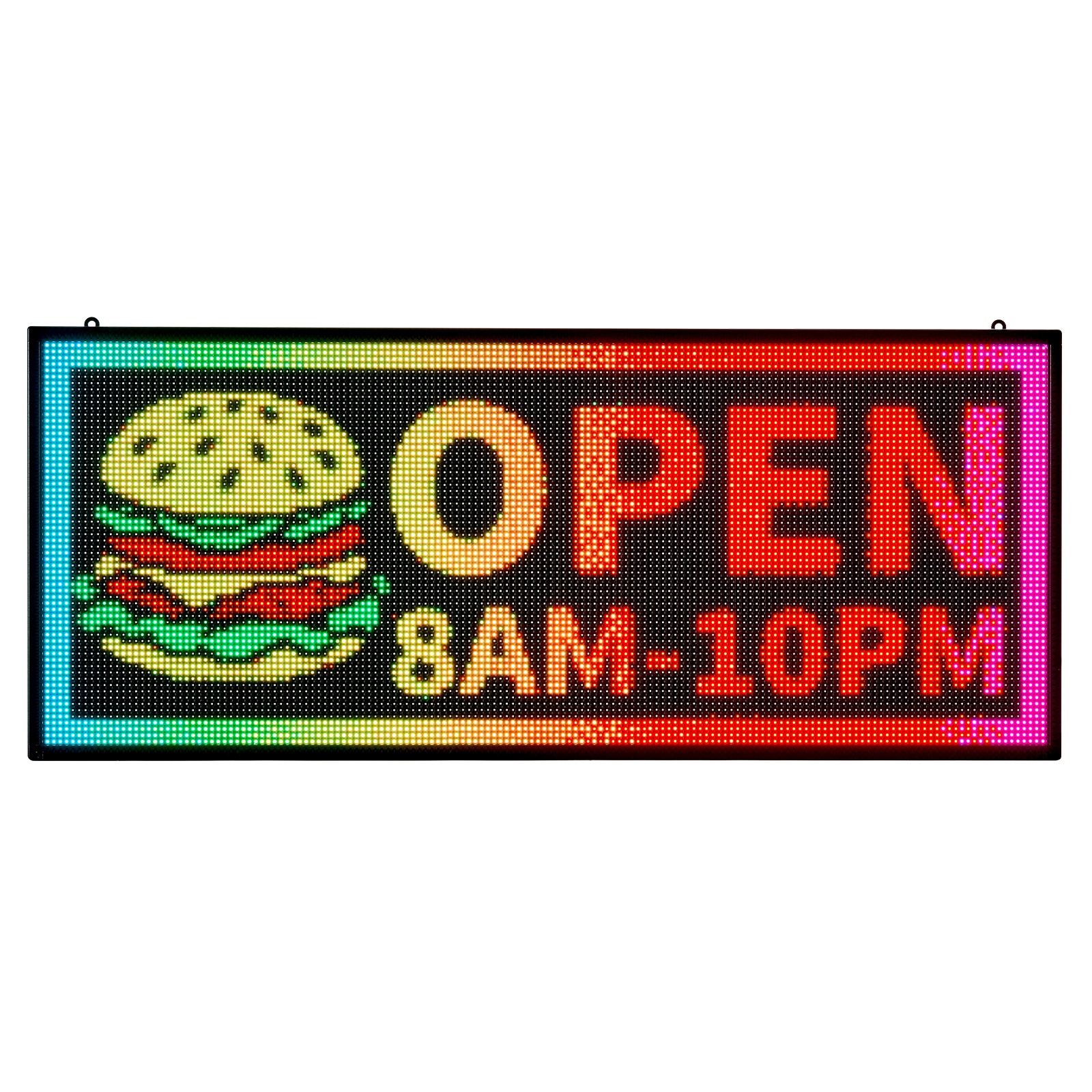 40×18 in Programmable LED Scrolling Sign Digital Display Board P6 Full-color