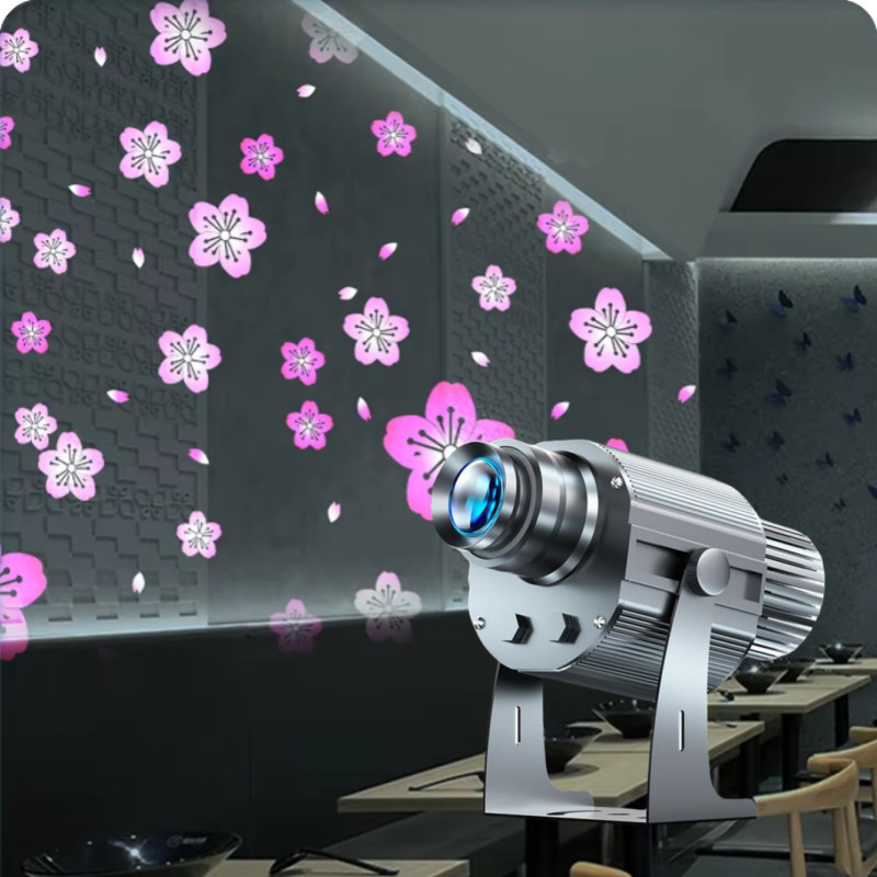 40W-600W Customize Falling Flower Gobo Projector Lamp with Dynamic Pattern