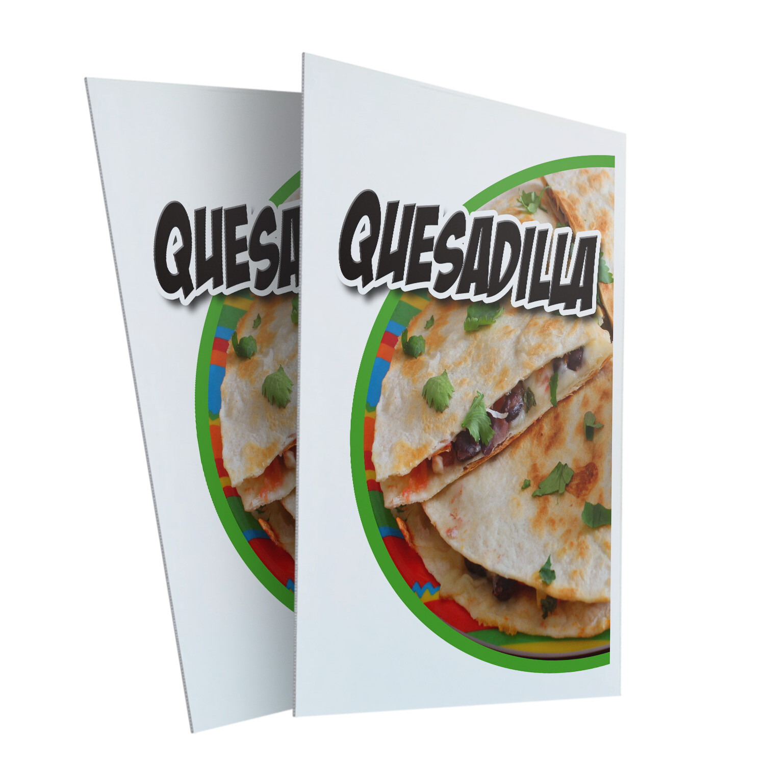 A-frame Sidewalk Quesadilla 24″ x 36″ Double Sided A-Frame Sidewalk Sign