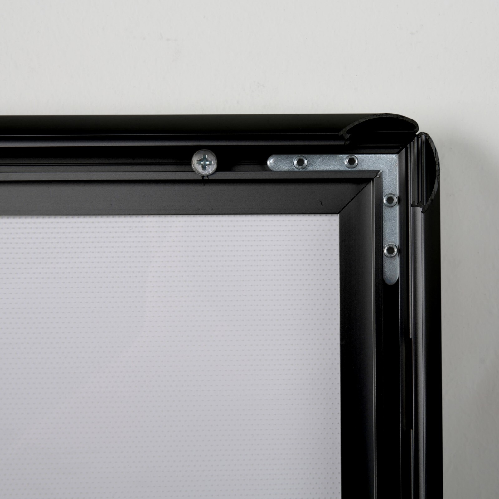 LEDbox LED Backlit Poster Frame, Black, Aluminum, Photo, Picture, Sign Holder