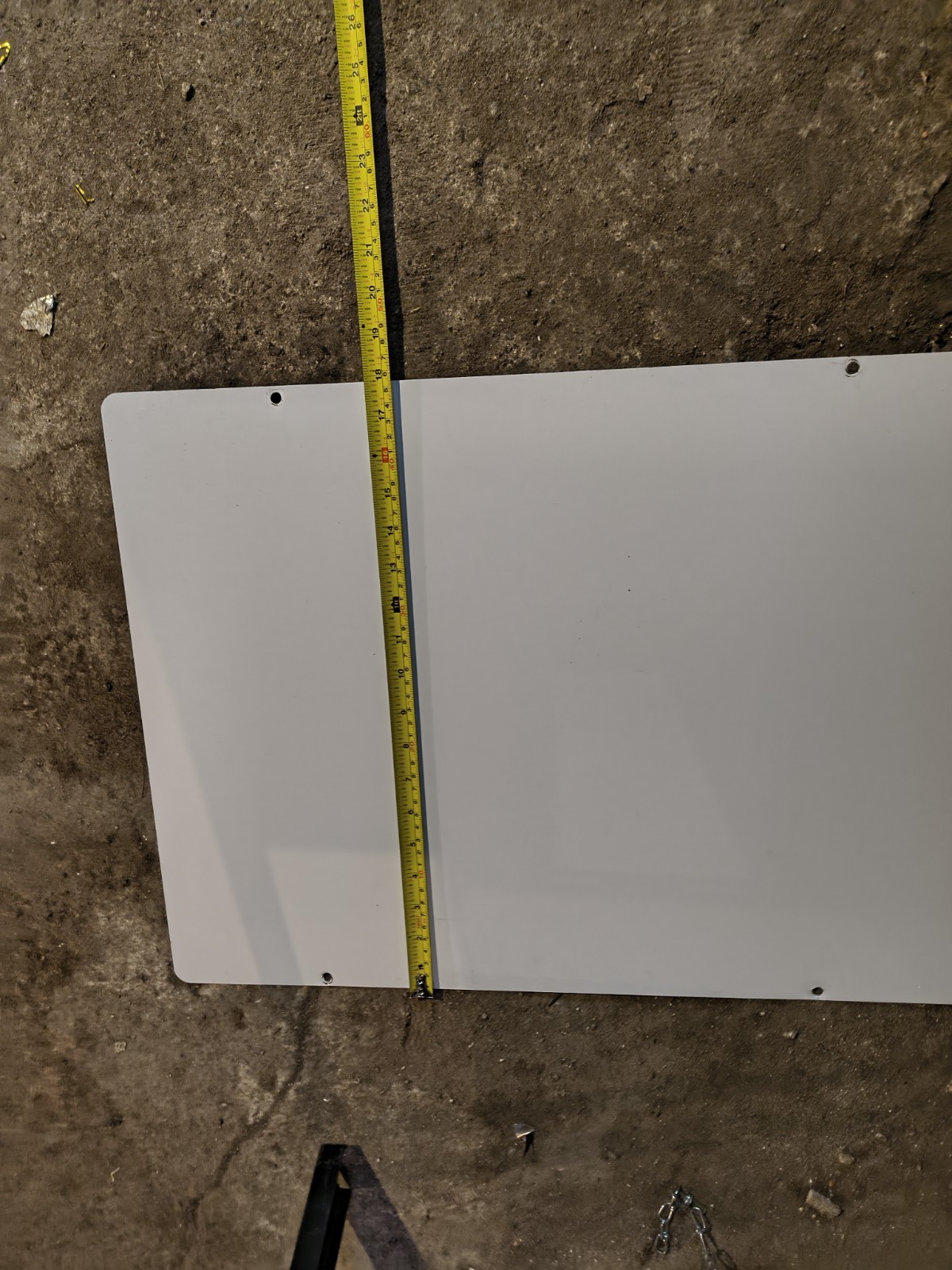 Metal A-Frame Sidewalk Sign Holder Stand 24″x36″ Double-Sided, Heavy-Duty