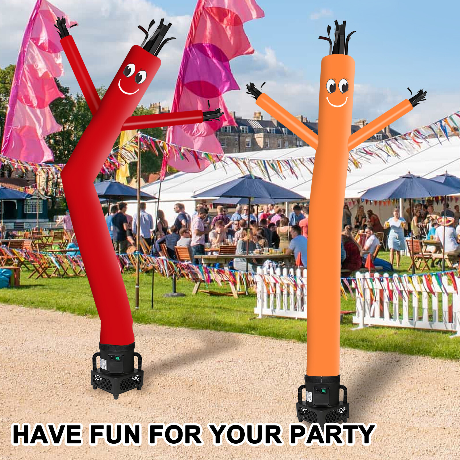 MOUNTO 6FT Inflatable Puppet Dancer with 1/4 HP Blower – Complete Set for Events