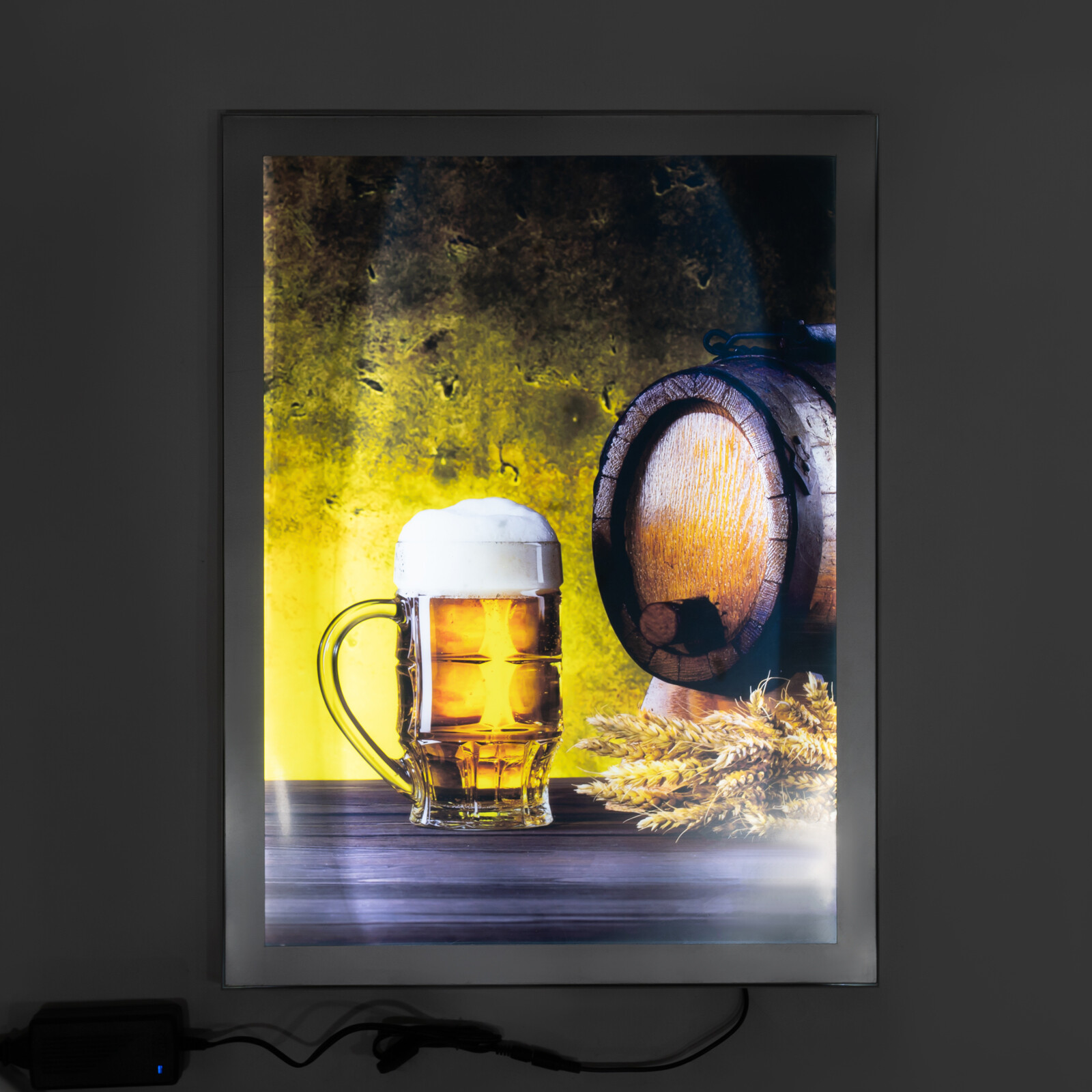 Movie Poster Frame LED Light Box Wall Mounted Menu Photo Sign Display Holder