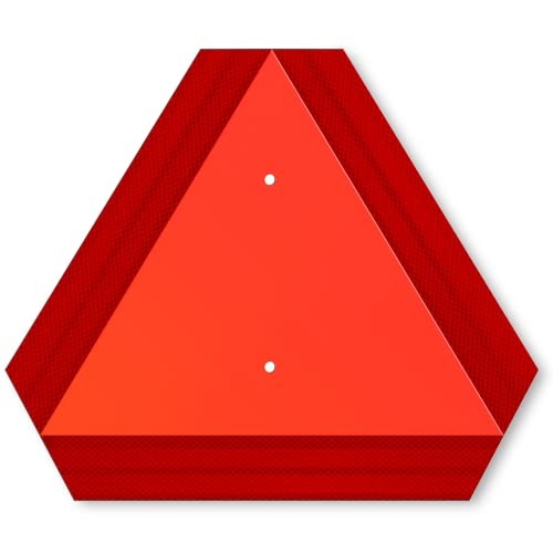 SMV Triangle Reflective Sign Aluminum Safety 14×16