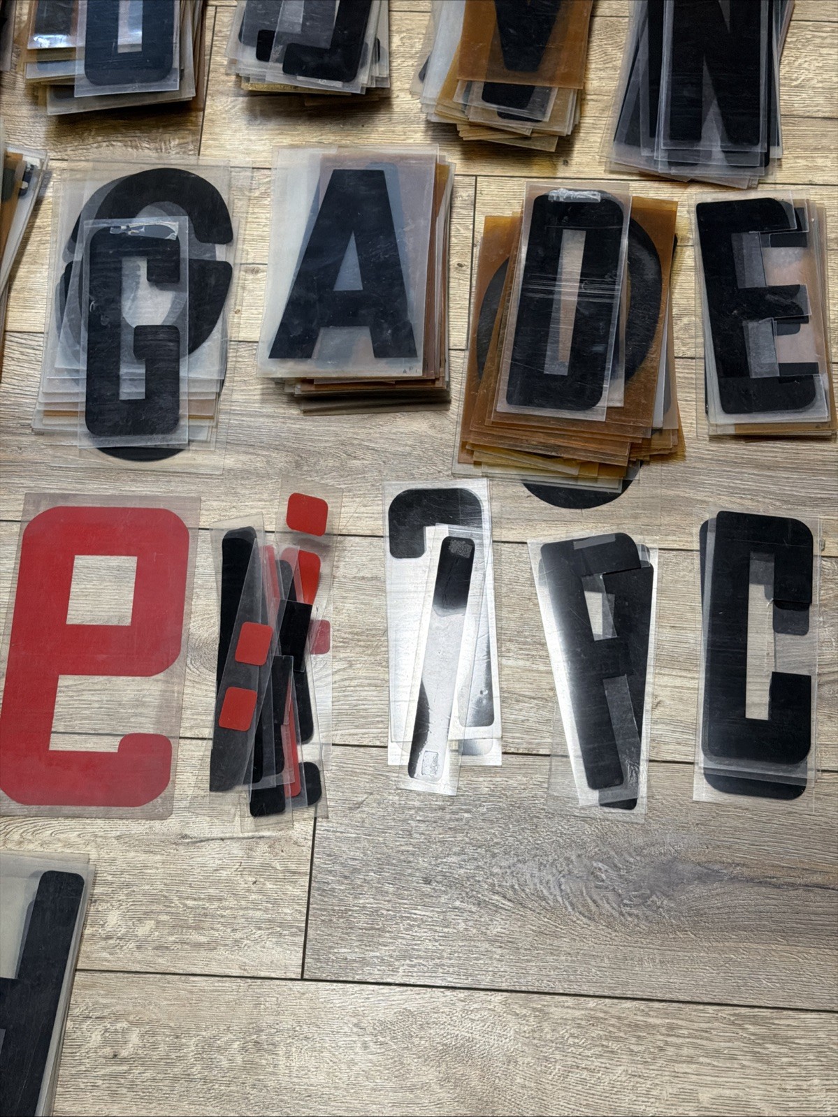 Vtg Lot Plastic Changeable Marquee Sign Letters Numbers