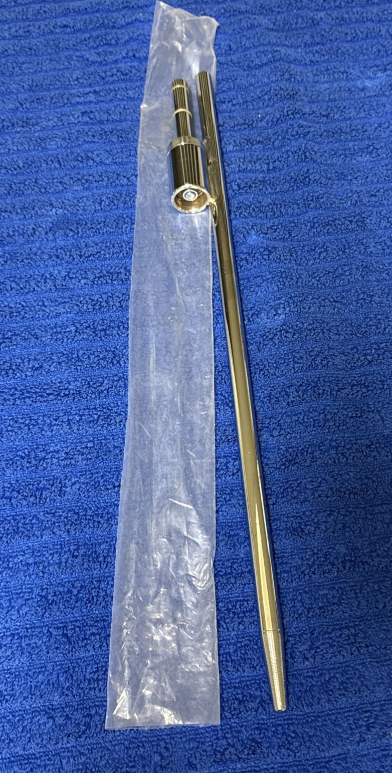 New 19.5-inch Ground Stake – Stainless Steel Spike with Sleeve Bearing