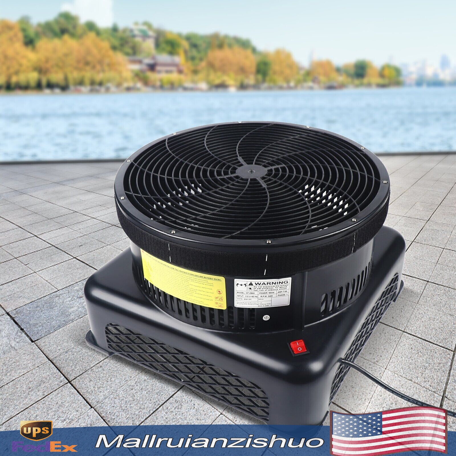950W Air Puppet Blower Fan for Inflatable Dancer Tube Wacky Wavy Promotional Man
