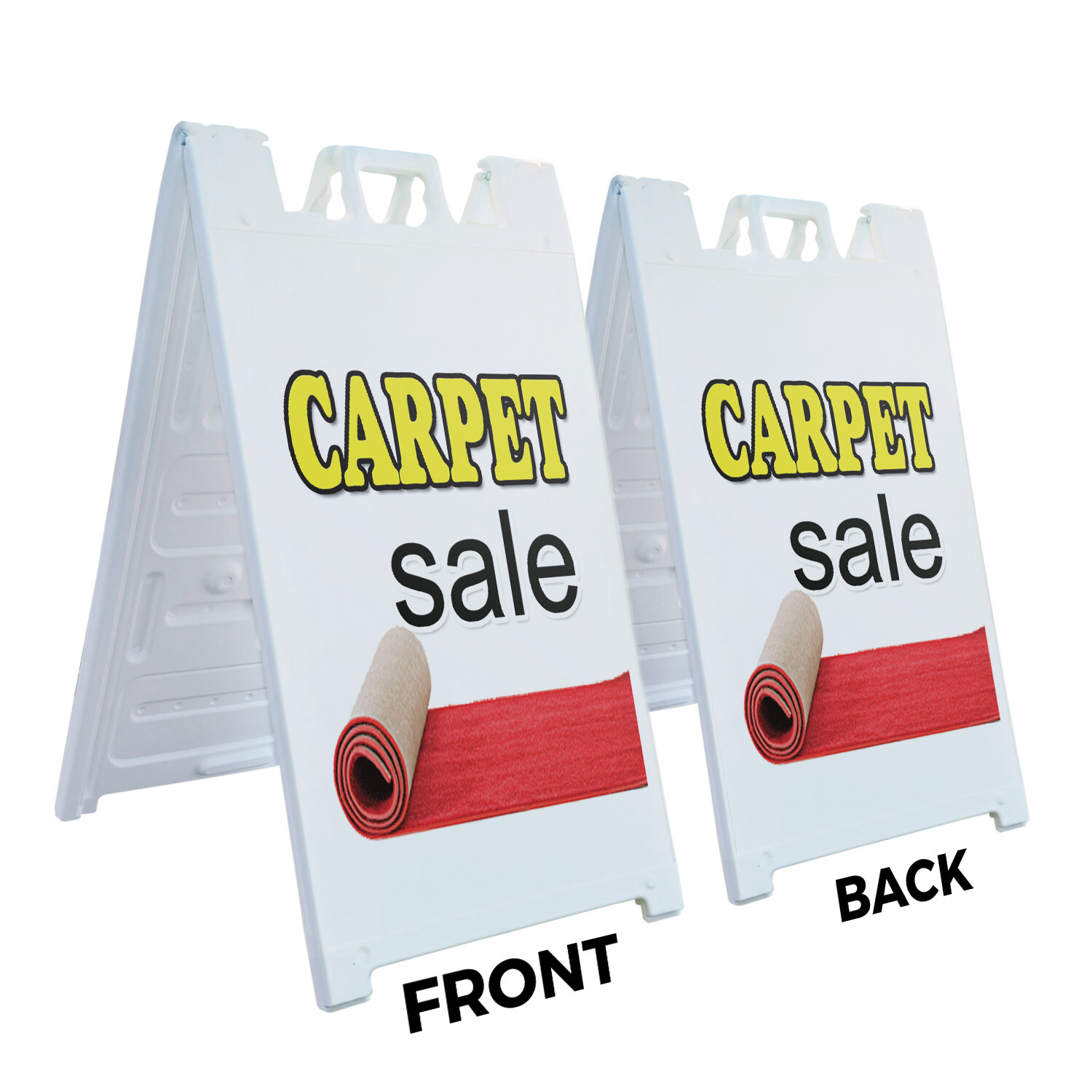 A-frame Sidewalk Carpet Sale 24″ x 36″ Double Sided A-Frame Sidewalk Sign