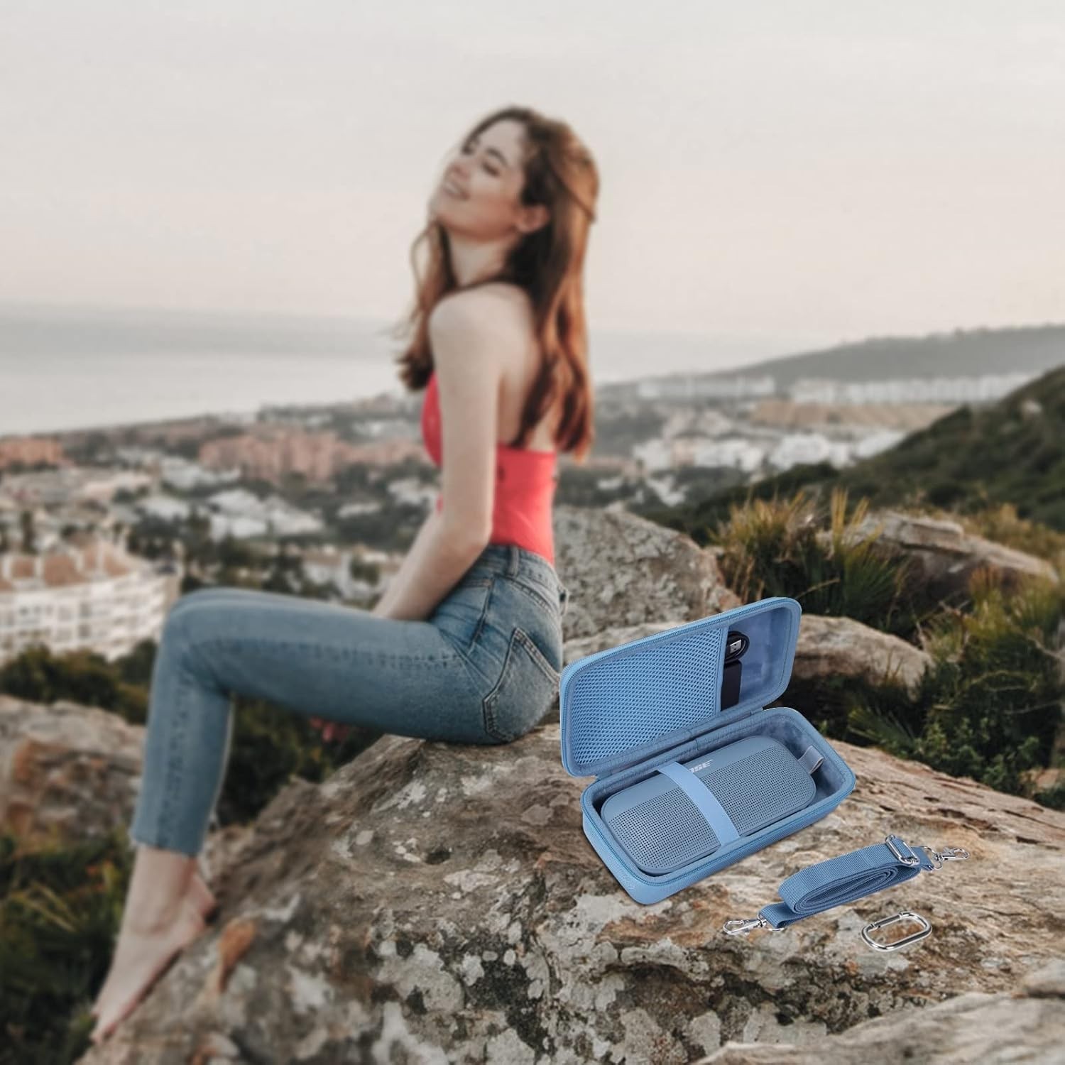Bose SoundLink Flex Portable Speaker LE (2nd Generation) / (Stone Blue Case)
