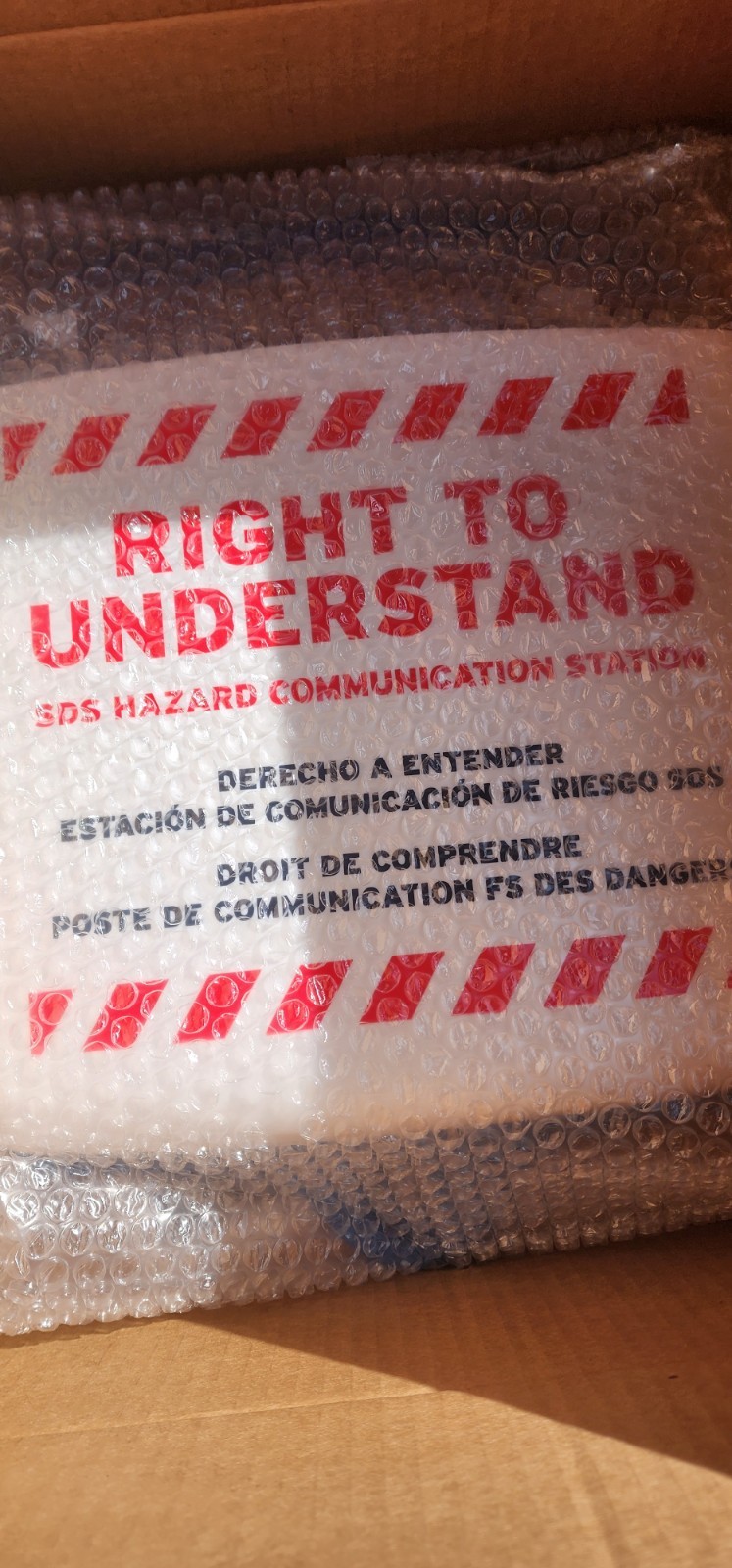 Safety Data Sheet Poster SDS/MSDS in English Spanish