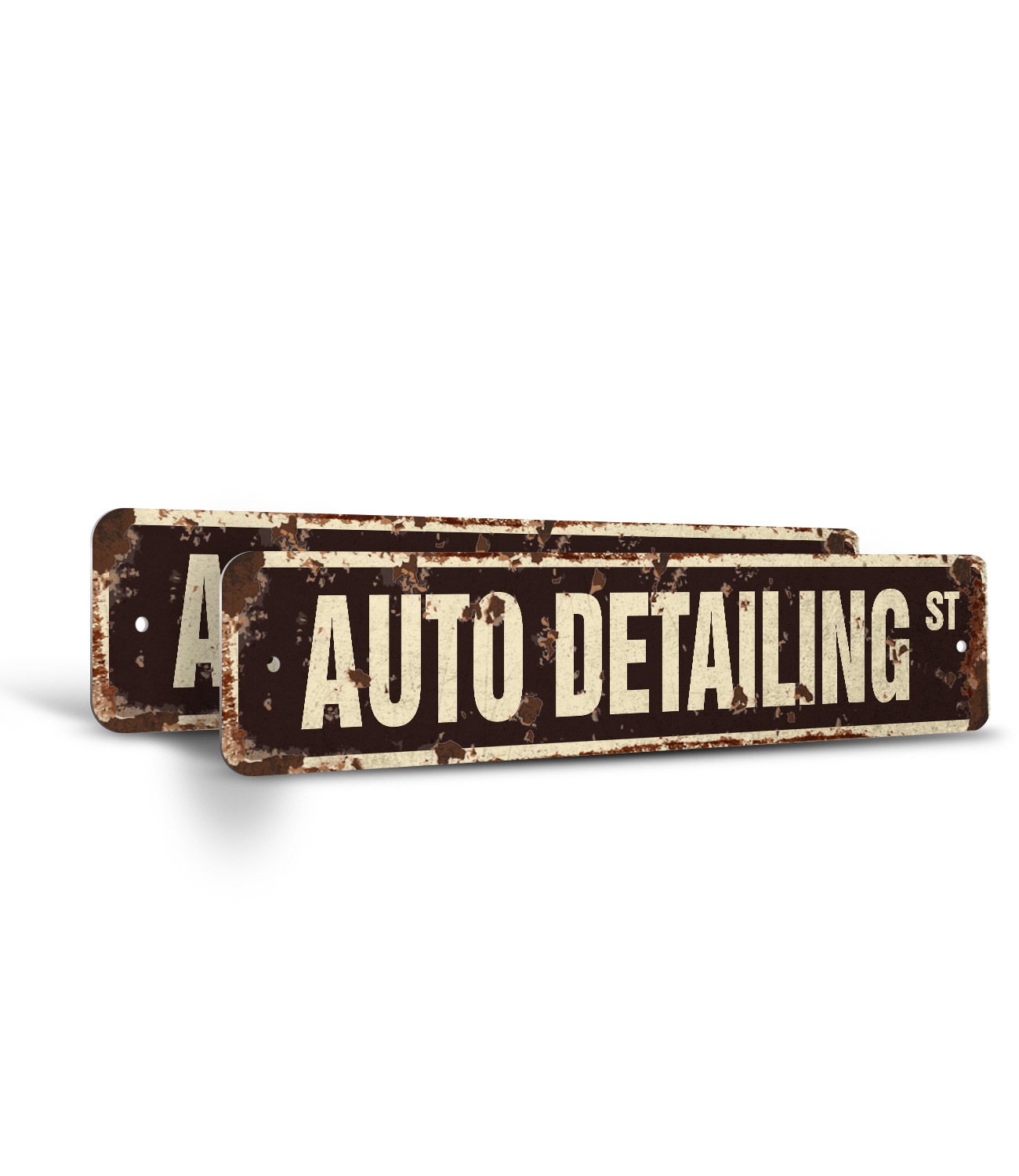 AUTO DETAILING Vintage Style Street Sign car dealership workshop detailing