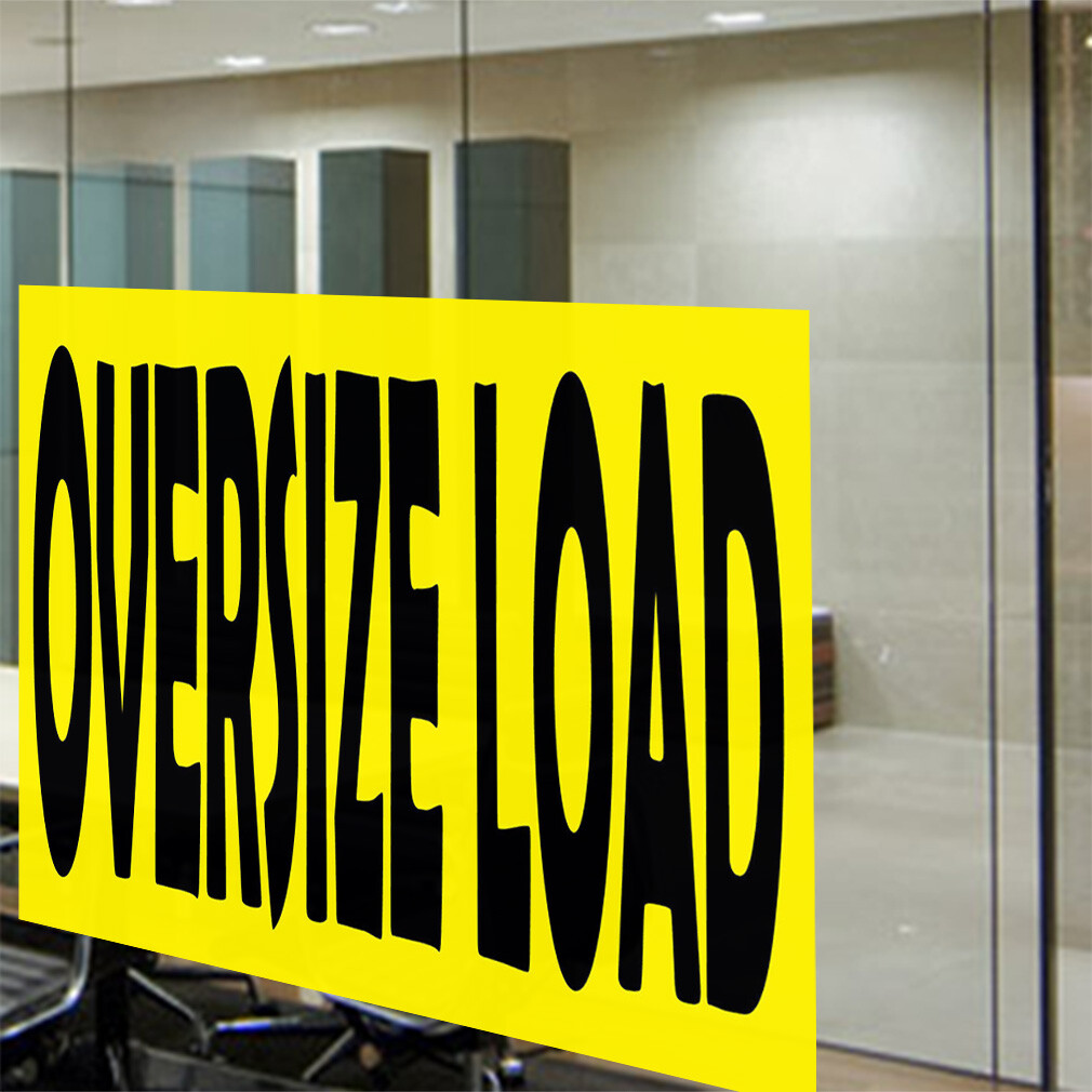 Decal Stickers Oversize Load A Vinyl Store Sign Label Business