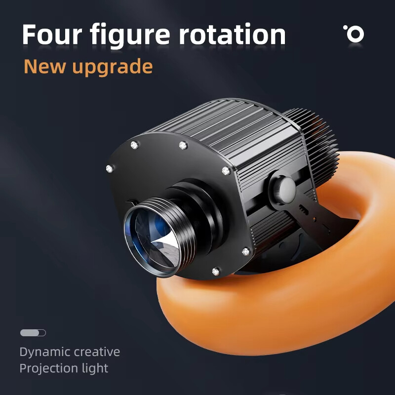 40W-600W 4 Rotating Logos Dynamic Pattern Custom Waterproof Gobo Projector Light