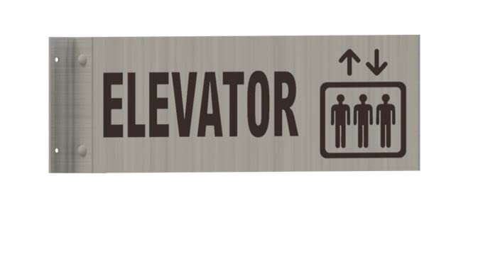 Elevator -Two-Sided/Double Sided Projecting, Corridor-REF24-1027