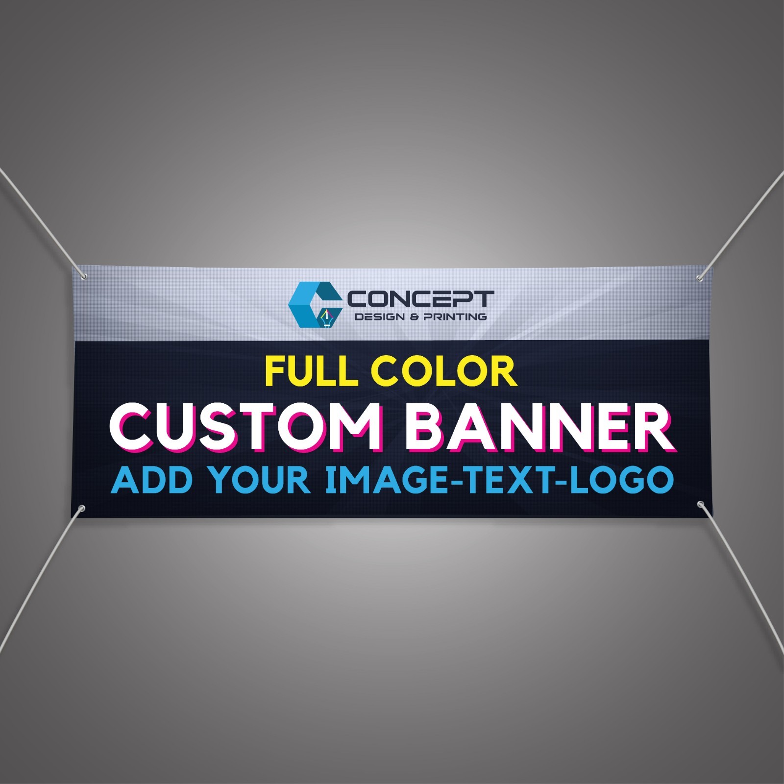 Custom Vinyl Banner 13oz | Personalized Indoor Outdoor Advertising Banner/Sign