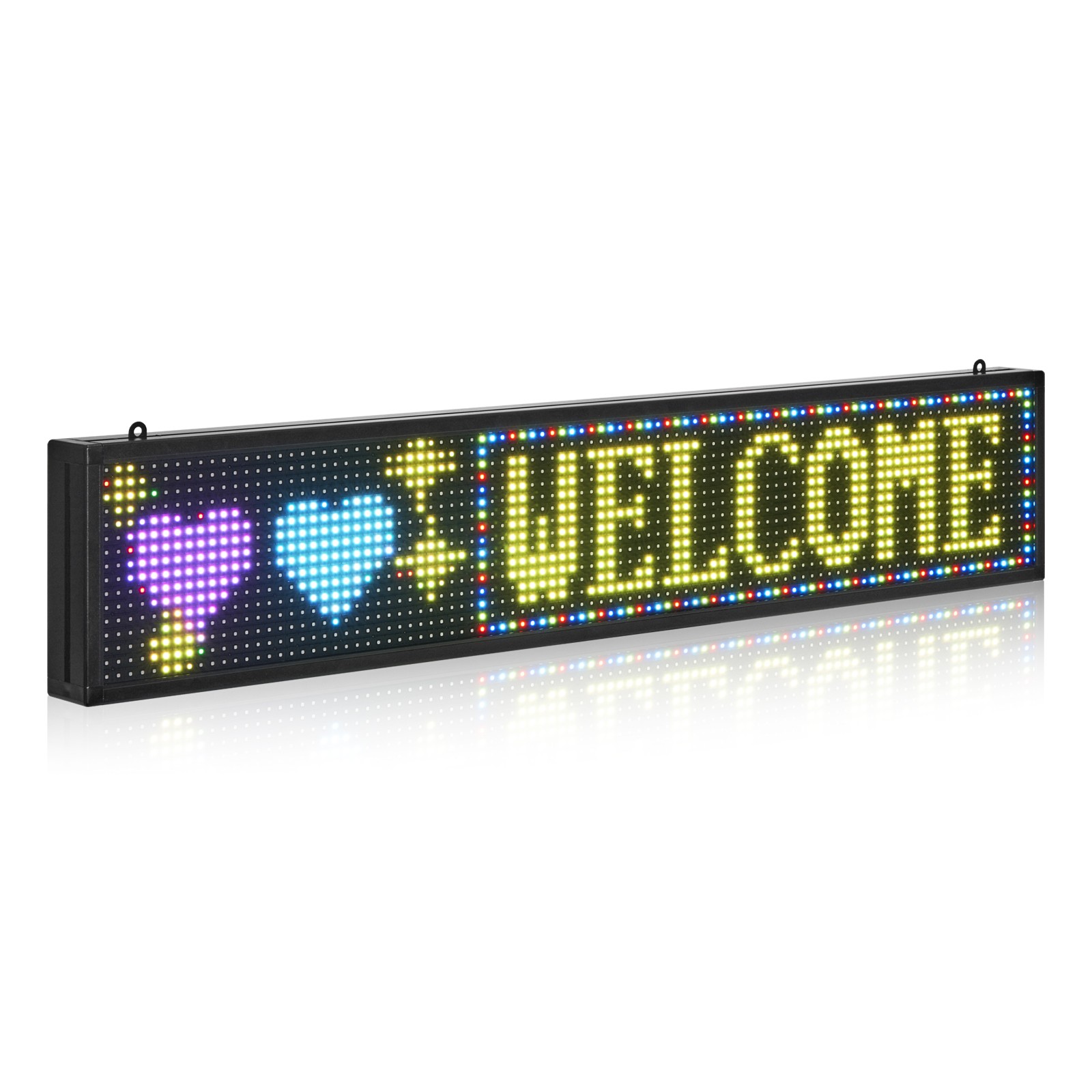 VEVOR 40×8 in Programmable LED Sign Digital Scrolling Display Board P10
