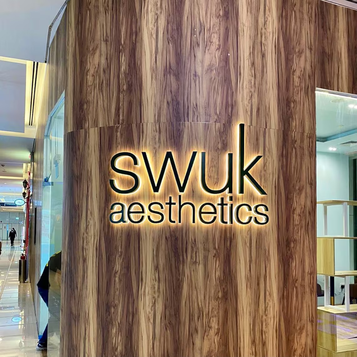 Metal 3D Back lit LED Storefront Business Logo Back light Custom 3D Letter Signs