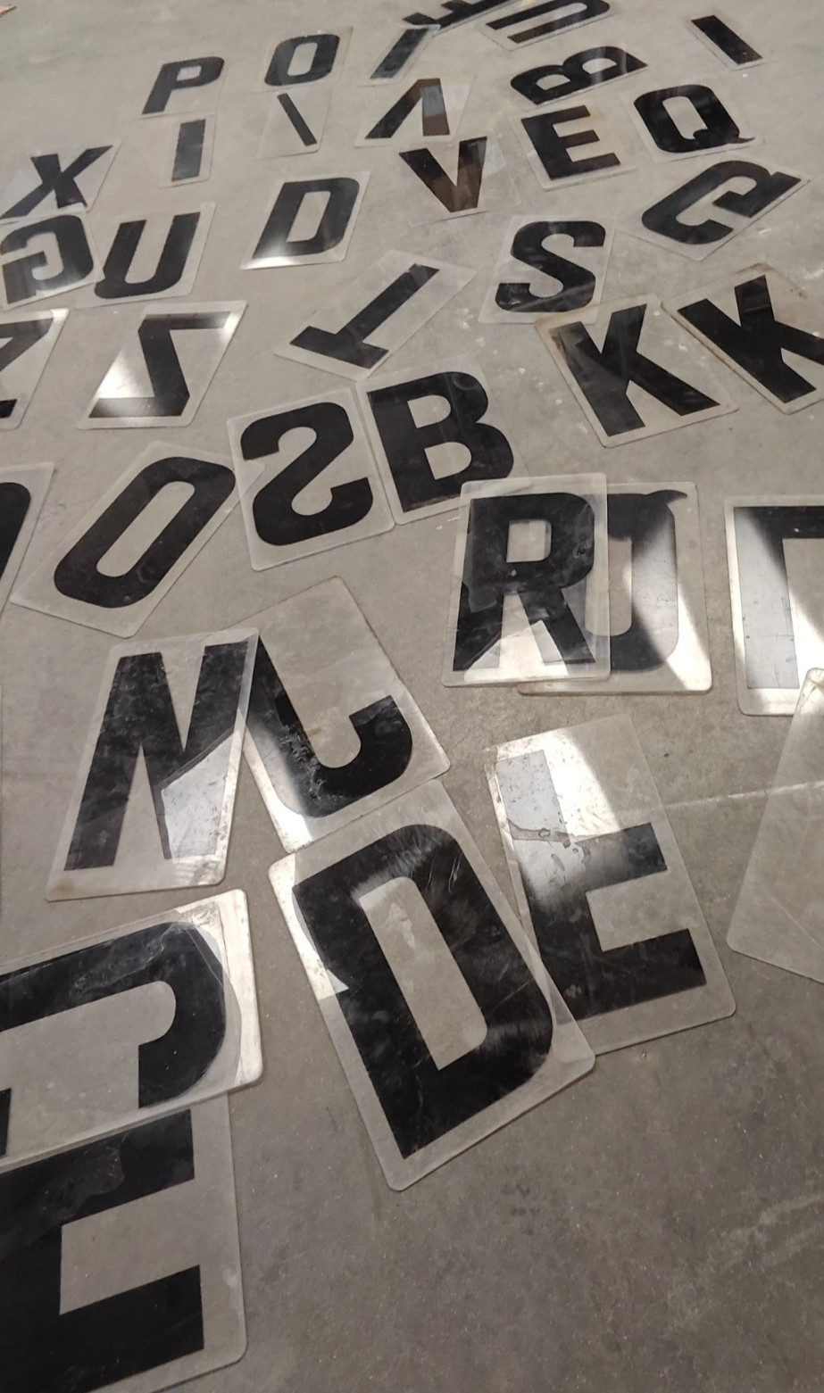 .Plastic Outdoor Readerboard Marquee Sign Letters Set of 40 Sings Color Black