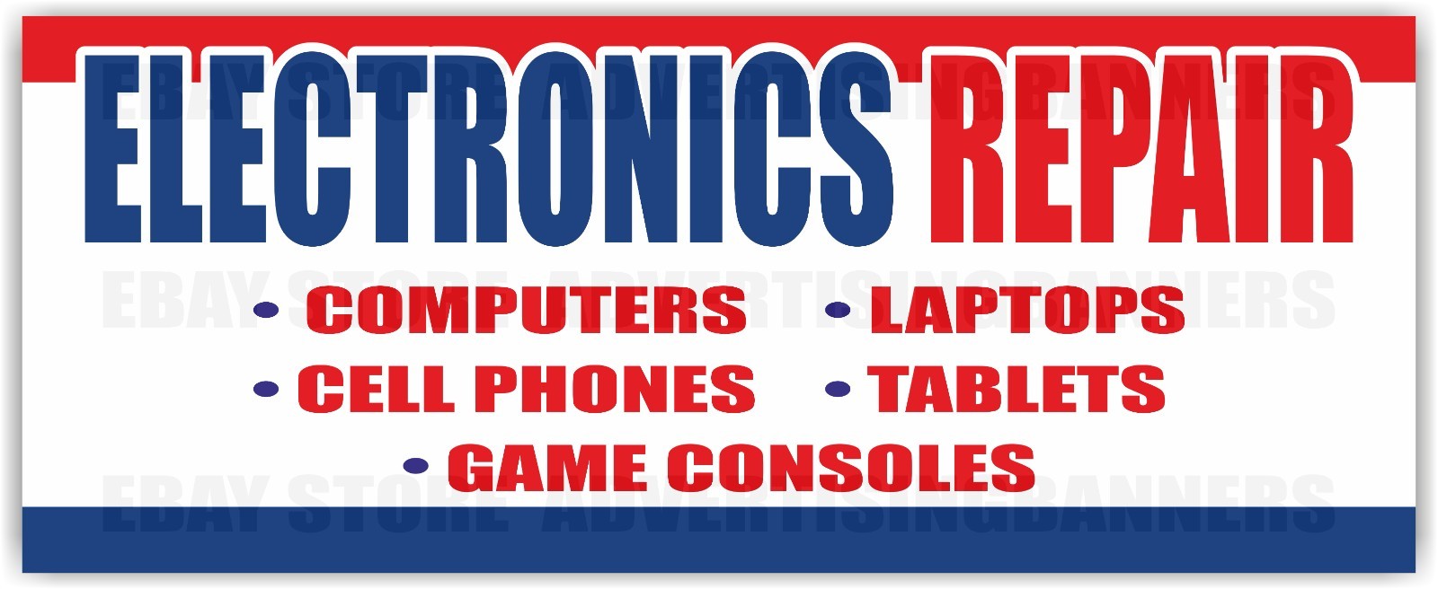ELECTRONICS REPAIR Advertising Banner Vinyl Mesh Sign Service Fix Cell Phones