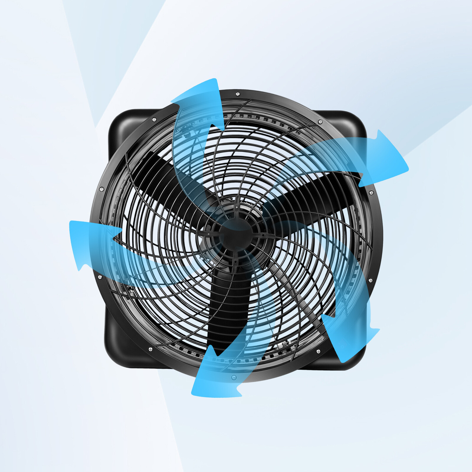 Air Blower Fan for Inflatable Wind Dancer Tube Man Fly Guy Sky Puppet Black