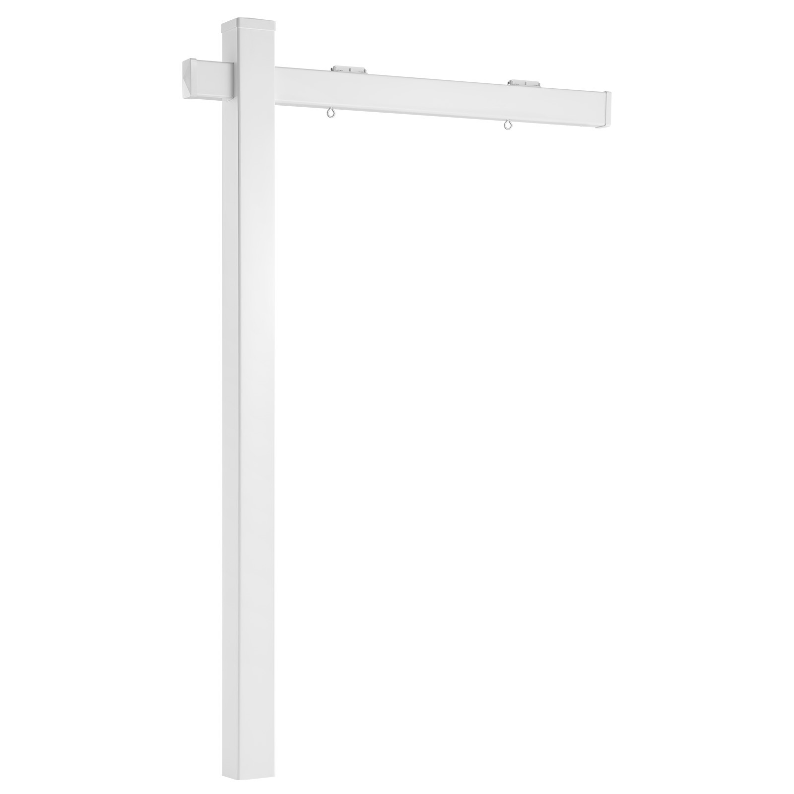 Uimoso 6 ft PVC Real Estate Sign Post for Outdoor Yard Display