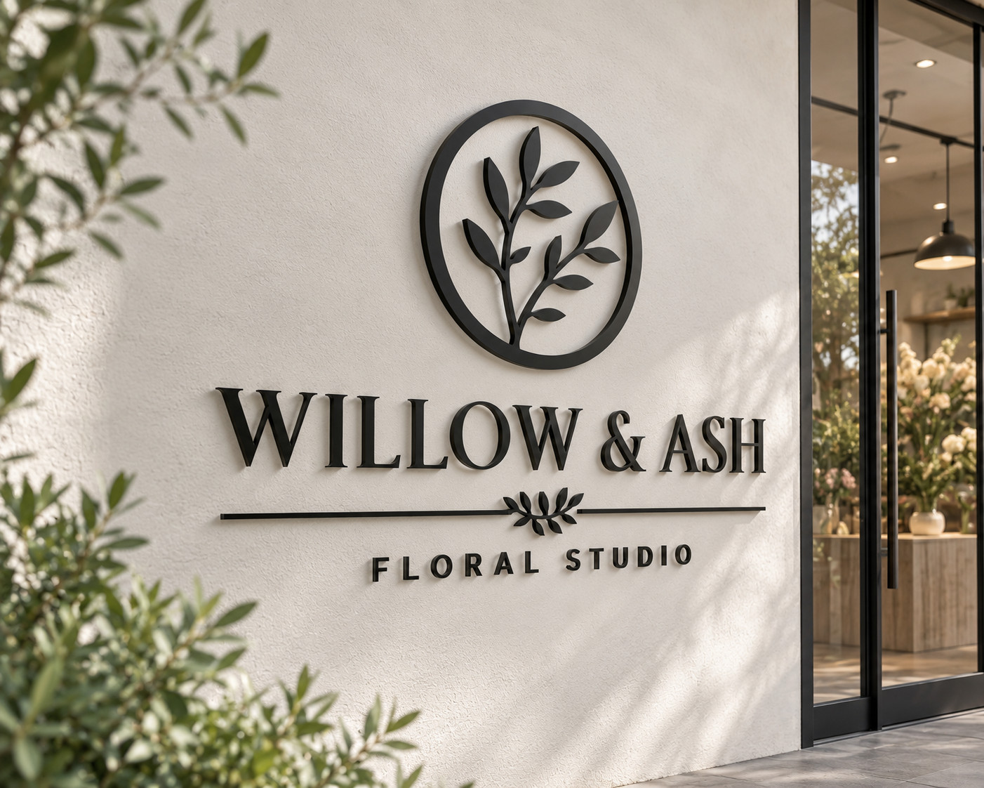3D Laser Cut Backlit Metal Sign – Custom Outdoor Business Logo Wall Display
