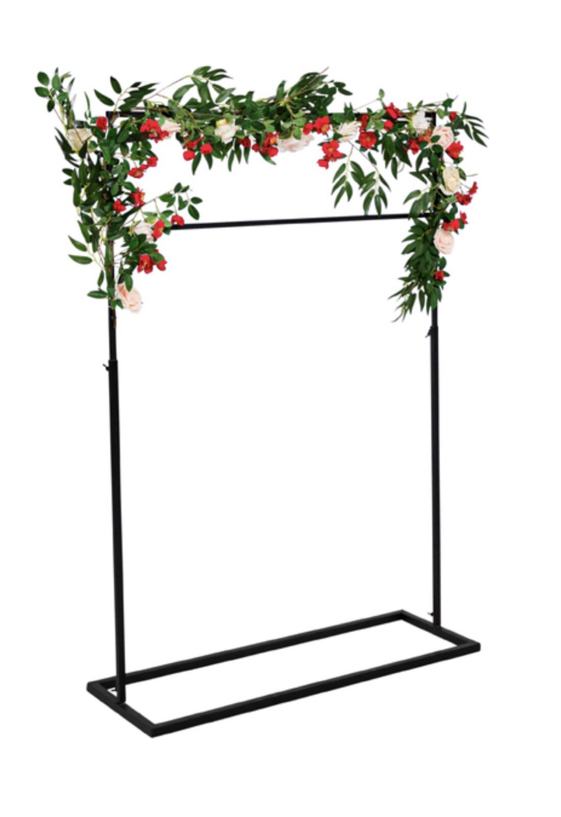 Black Rectangular Sign Holder Business Wedding Event Large Side Walk Freestandin