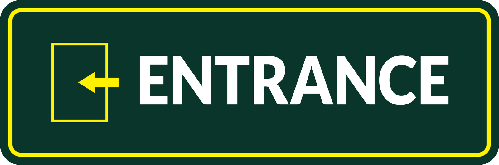 Standard Plus Entrance Door or Wall Sign | Workplace Office and Business