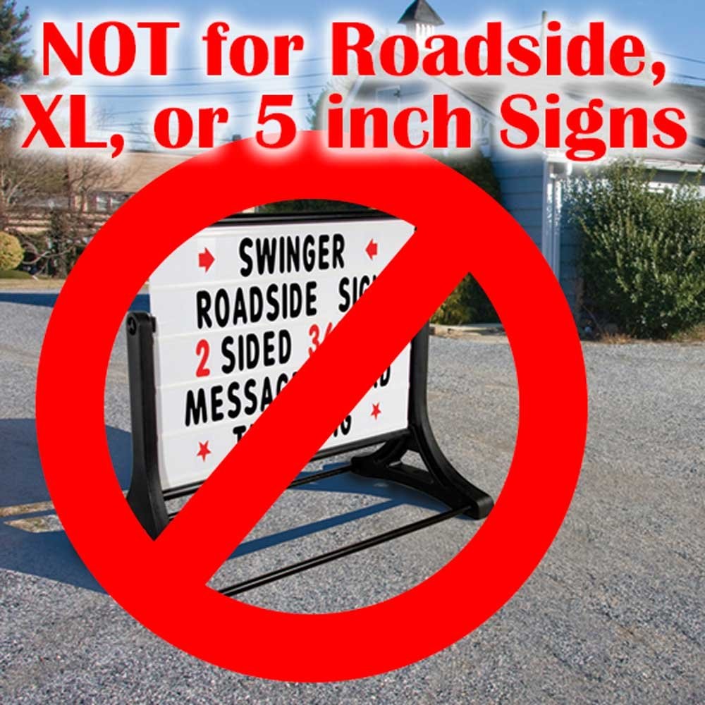 Get Social Emoji and Symbol Sets for Message Board Sidewalk Signs with 4 Tracks