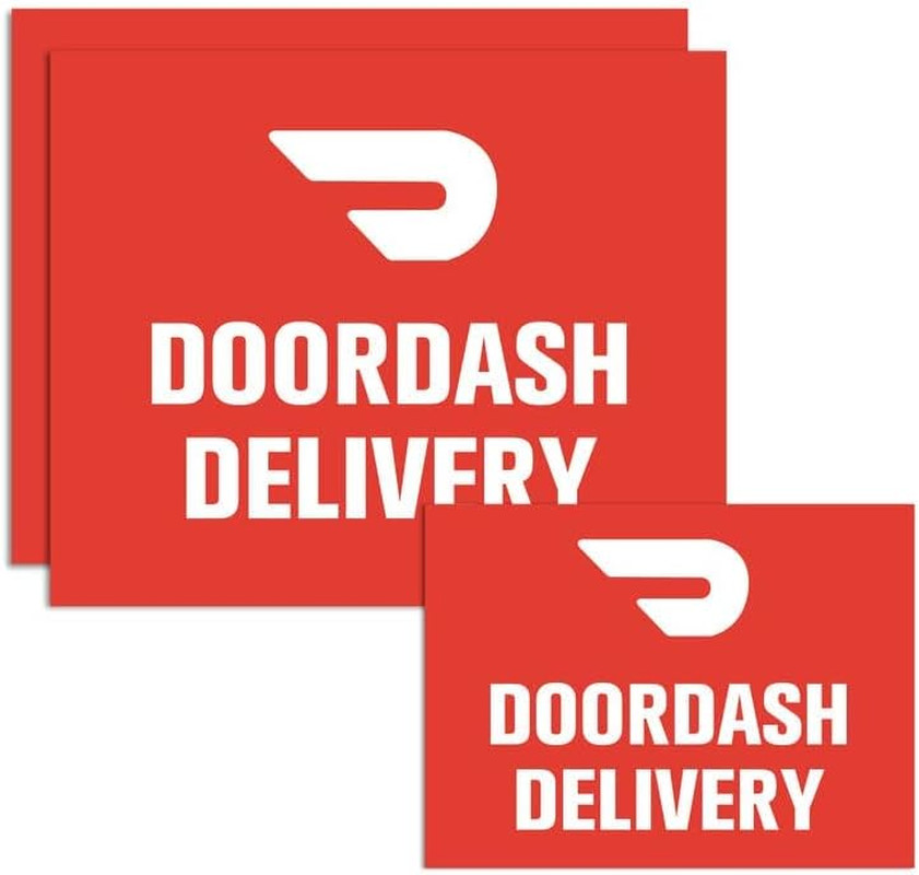 3 Pack Magnets Car Vehicle DoorDash Delivery Driver Signs – Magnetic Delivery…